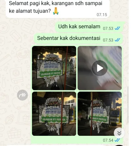 Pengiriman Papan Bunga Selamat Vihara Pluit
