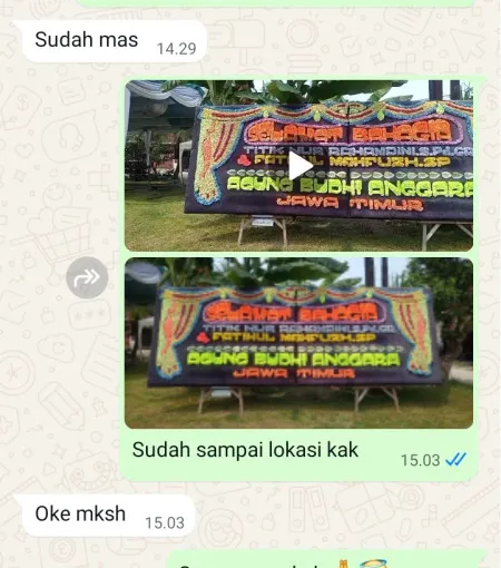 Pengiriman Papan Bunga Vihara Pluit