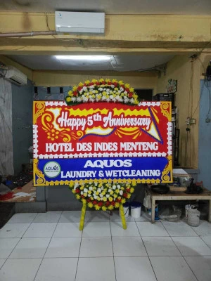 Papan Bunga di Vihara Pluit