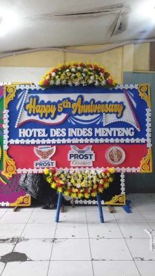 Papan Bunga di Vihara Pluit