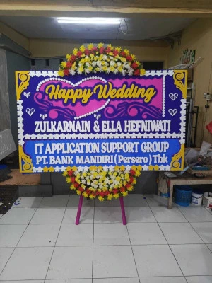 Papan Bunga di Vihara Pluit